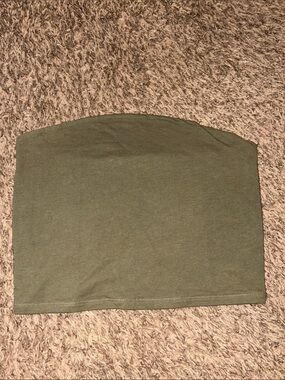 Women’s Garage Olive Green Tube Top